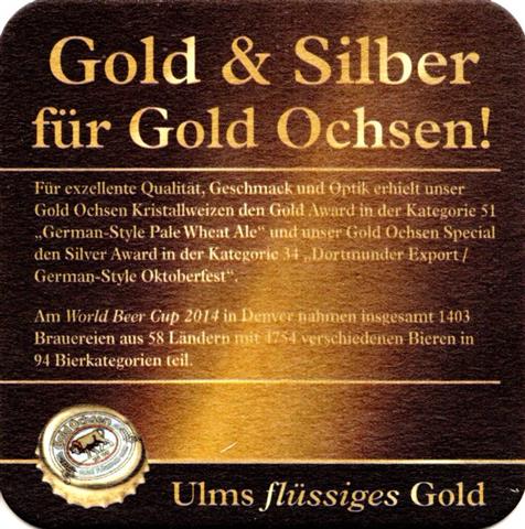 ulm ul-bw gold ochsen quad 11b (185-gold & silber 2014)